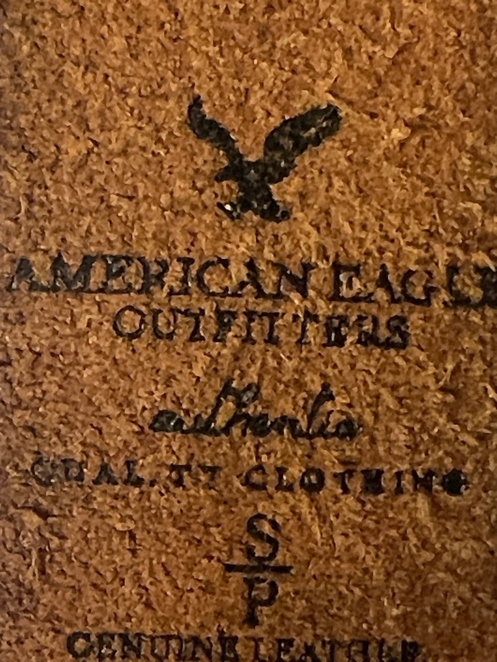 American Eagle Outfitters Womens Leather Belt Brown Size Small - Picture 5 of 12
